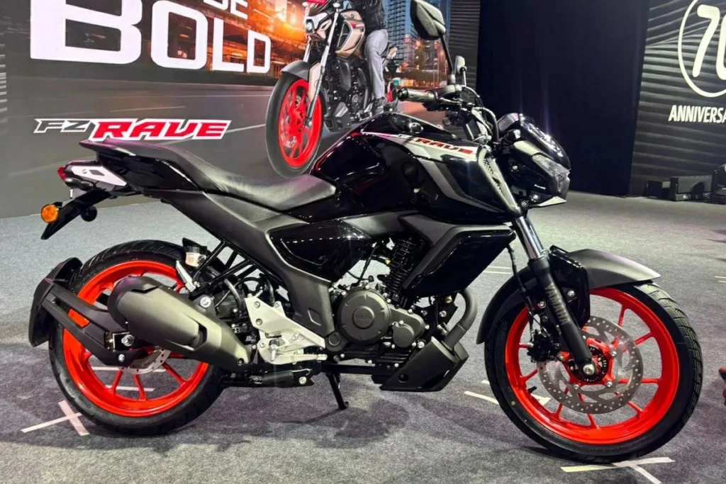 Yamaha FZ-RAVE price, Yamaha FZ-RAVE 149cc, Yamaha FZ-RAVE mileage, Yamaha FZ-RAVE features, Yamaha FZ-RAVE disc brakes, Yamaha FZ-RAVE ABS, Yamaha FZ-RAVE 2025 model, Yamaha FZ-RAVE city bike, Yamaha FZ-RAVE LED headlamp, Yamaha FZ-RAVE 5-speed gearbox